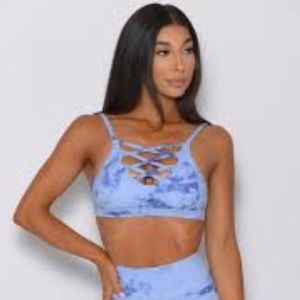 NWT Bombshell Sportswear Cross My Heart Sports Bra